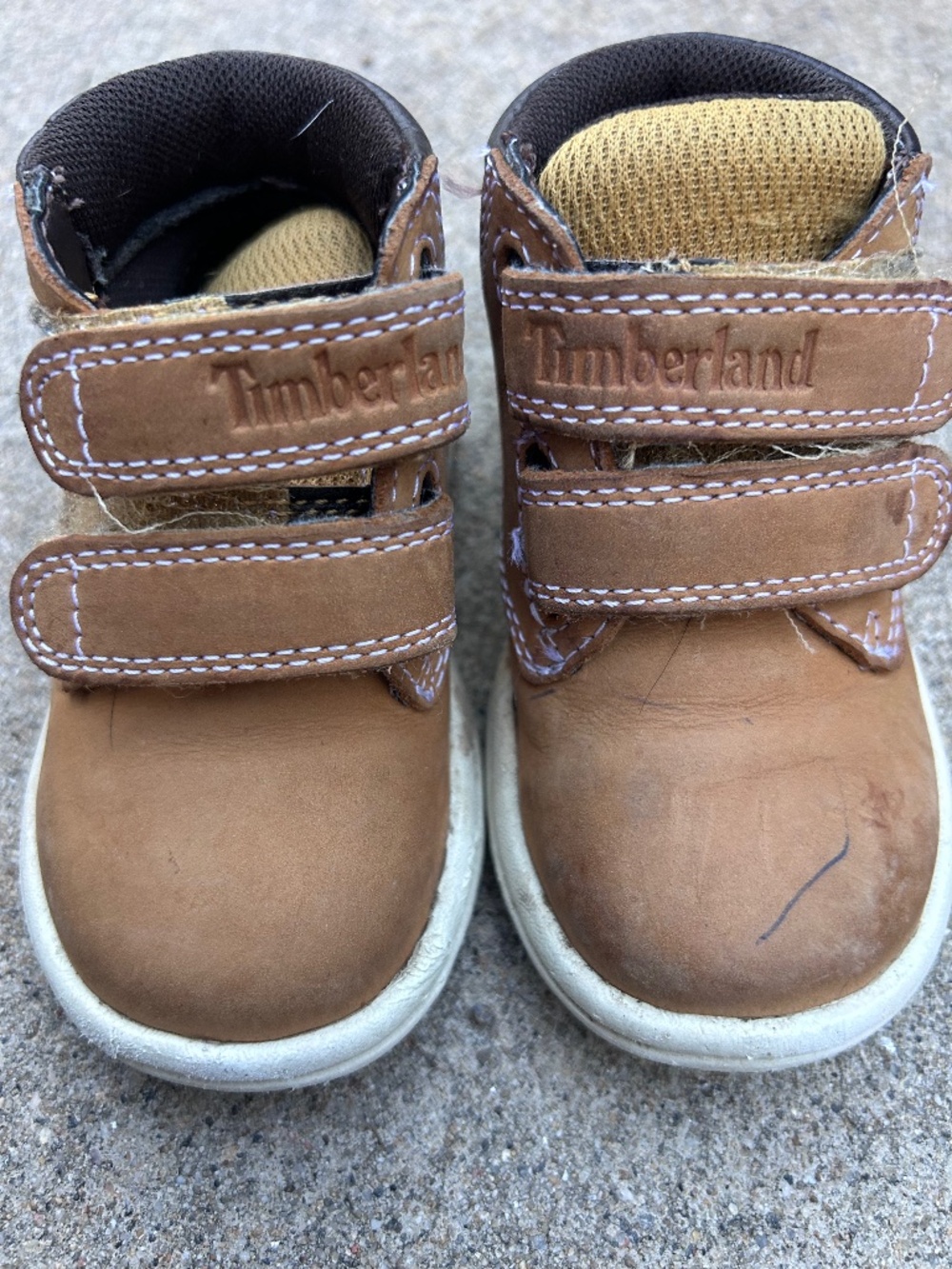 Timberland toddler boots size 4